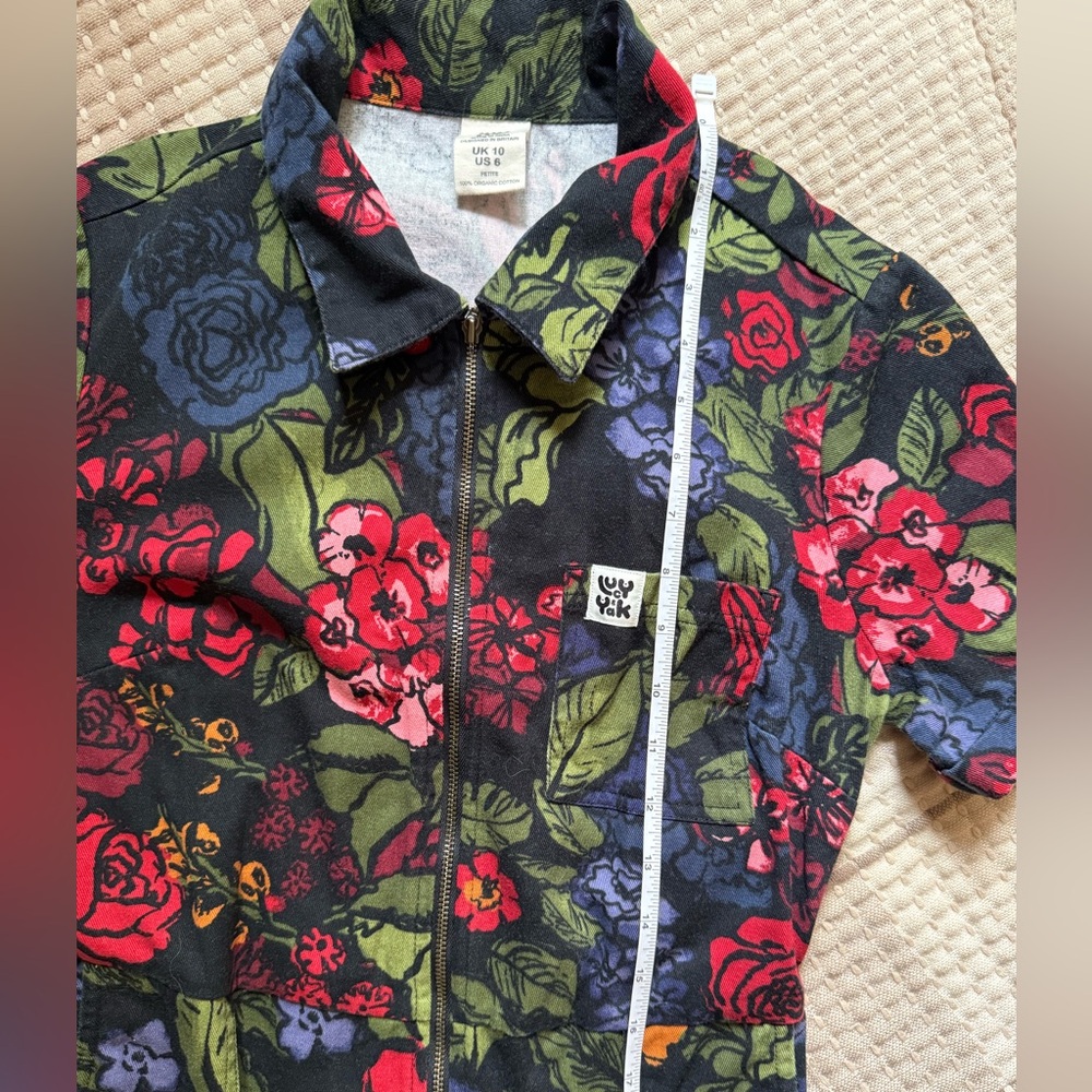 Lucy & Yak Floral Ragan Jumpsuit - Picture 7 of 9